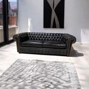 Sillón Chester de cuero vacuno